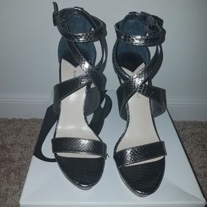 Shoes Platform 6" Heels Pewter